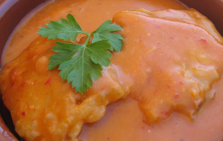 Bacalao en alimoje de Granada